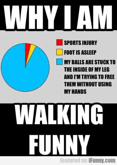 Why I Am Walking Funny...