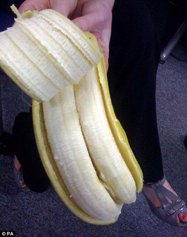 13.) Sometimes, there are double bananas.