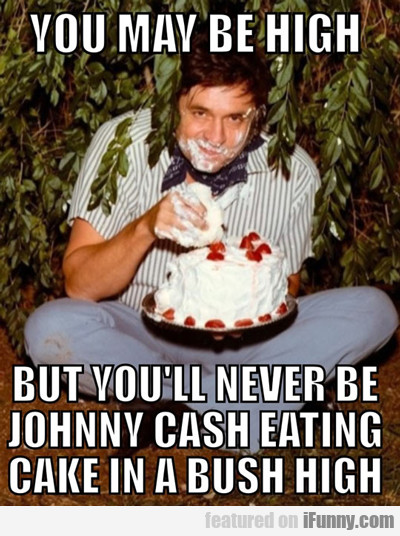 You May Be High, But You'll Never Be Johnny...