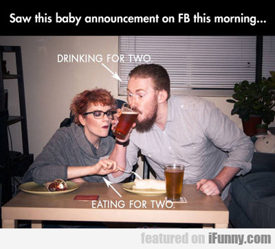 Saw This Baby Announcement Of Fb This...