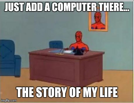 Spiderman Computer Desk