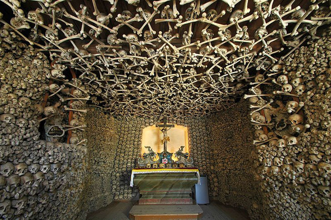 3.) Czermna "Skull" Chapel, Poland.