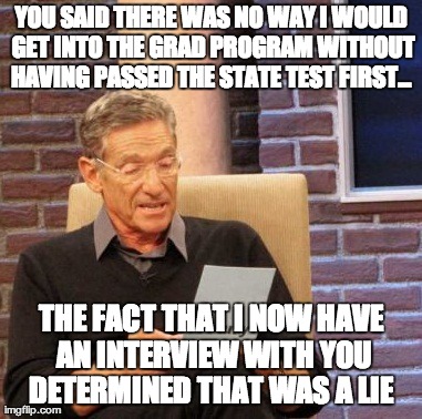 I still have yet to pass the test...