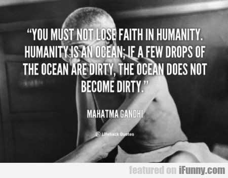 You Must Not Lose Faith