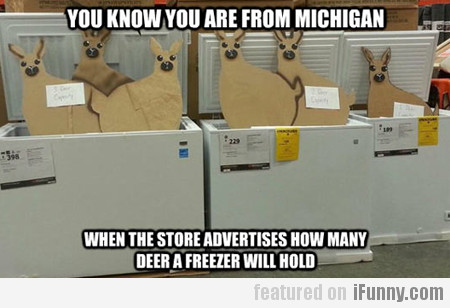 You Know You Are From Michigan When...