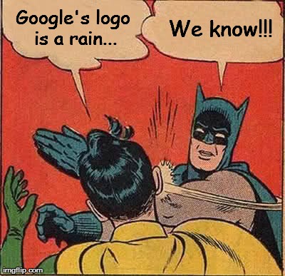 Batman hears about Google's logo.